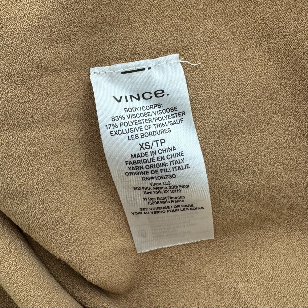 Vince Tan Collared Button-Up - Picture 6 of 8